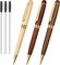 Ballpoint Pens Metal Pen - Wood Pen with Gift Box Fancy Pens Christmas Gift Nice Pens Set for Men Women Employee Journaling Executive Black Ink 1.0mm, 3 Pens with 3 Extra Refills Visit the Cambond Store